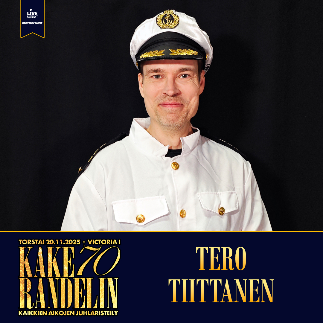Kake Randelin 70 Kaikkien Aikojen Juhlaristeily 20 21 11 2025 Kake Randelin 70 Kaikkien Aikojen Juhlaristeily 20 21 11 2025